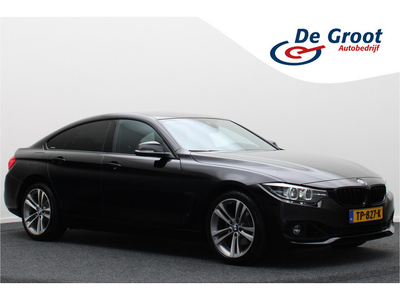 BMW 4 Serie Gran Coupé 418i High Executive Automaat LED, Camera, Leer, Navigatie, Head-Up, Cruise, Stoelverw., 18''