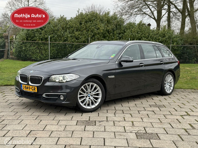 BMW 5-serie Touring 530xd Luxury Edition Xdrive HUD Navi Comfort stoelen! Nette staat!