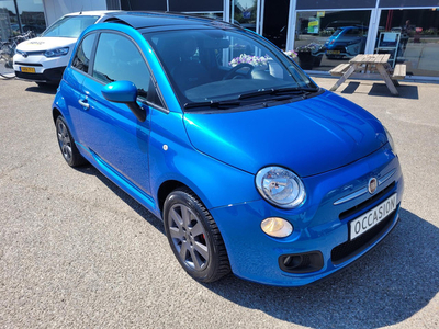 Fiat 500 0.9 TwinAir Turbo 500S 105PK / BLUE&ME / Panoramadak / Virtual Cokpit / Blue Style