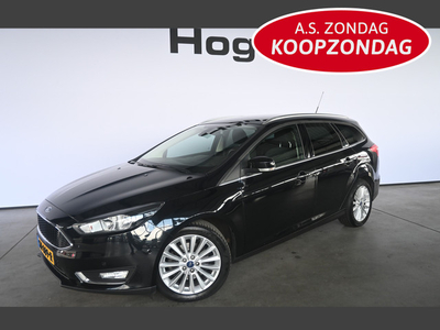 Ford FOCUS Wagon 1.5 Titanium Edition Ecc Automaat LED Navigatie Goed Onderhouden! Inruil Mogelijk!