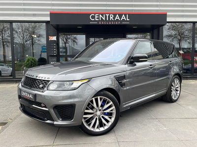 Land Rover Range Rover Sport SVR 5.0 V8 Supercharged 550PK|Pano|Meridian|Camera|Keyless|Memory|Ambient Light|Leder