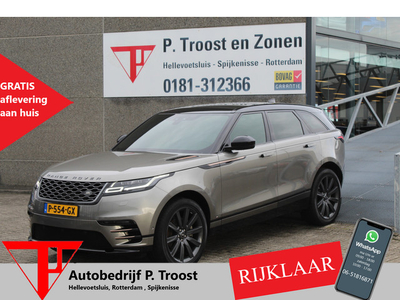 Land Rover Range Rover Velar 2.0 P300 Turbo AWD R-Dynamic HSE Automaat/Panoramadak/Navigatie/Elek stoelen/Virtual cockpit/Elek achterklep/LED/Keyless/Lederen