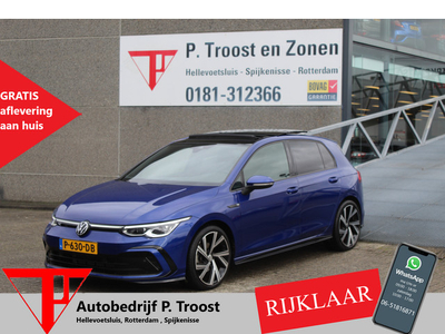 Volkswagen Golf 1.5 eTSI R-Line Business Automaat/Panoramadak/Navigatie/LED/Keyless/Lichtmetalen velgen/Sfeerverlichting/Draadloze telefoonlader