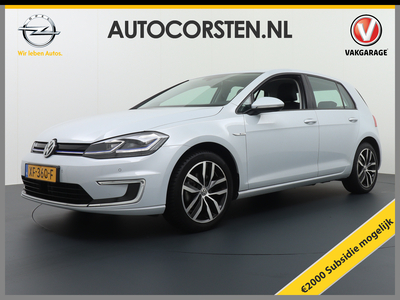 VOLKSWAGEN GOLF e-Golf *12.895 na Subsidie* LEER Adap.Cruise Navi-Pro Apple Android MirrorLink ECC Pdc Keyless Elek.Ramen/Verw.Spiegels 17''LM Tel. Dab Usb Led Ecc Isofix 36kw Automaat Origin.NLse Auto nieuwprijs 44.000