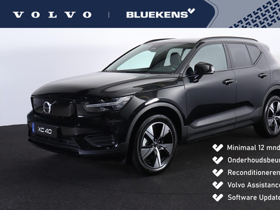 VOLVO XC40 Recharge Single Plus - IntelliSafe Assist & Surround - Parkeercamera achter - Verwarmde voorstoelen & stuur - Parkeersensoren voor & achter - Draadloze tel. lader - High performance audio - Extra getint glas - 19' LMV