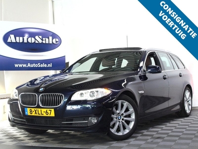 BMW 5 Serie Touring 520d Executive LEDER PANO NAV BT XENON STOELVW '10