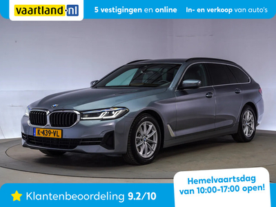 BMW 5 Serie TOURING 520i High Executive Aut. [ Comfortzetels Leder Live-cockpit ]