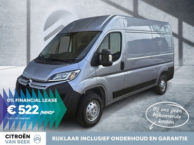 Citroën Jumper 2.2 BlueHDi 140pk L2H2 3.3t | Rijklaar | Financial Lease 0% Rente | Direct leverbaar |