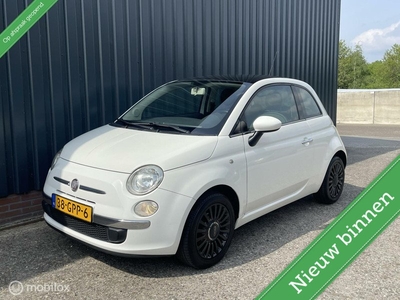 Fiat 500 1.2 Lounge NAP/NWE APK/AIRCO/LM VELGEN/GLAZENDAK/BOEKJE