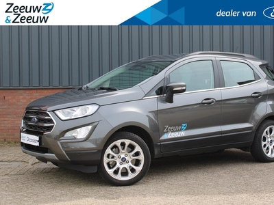 Ford EcoSport 1.0 EcoBoost Titanium Navigatie * Auto airco * Afn. trekhaak * Parkeersensoren met camera * B&O audio * Stoel, stuur en voorruit verwarming *