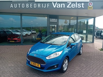 Ford Fiesta 1.0 EcoBoost Titanium Automaat, Airco(automatisch) Multimedia systeem, Bluetooth telefoonverbinding, Navigatie, Stoelverwarming, Nette auto, BOVAG