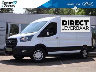 Ford Transit 350 2.0 TDCI L3H2 Trend Automaat | Navigatie | Trekhaak | Led laadruimteverlichting | Draadloze Apple Carplay&Android Auto | Reservewiel | All-wheatherbanden | Nieuw op voorraad! |