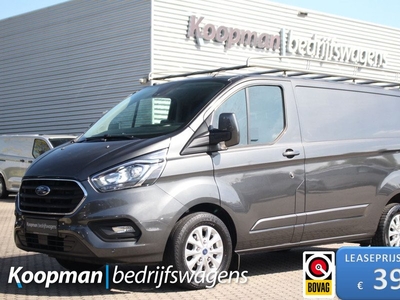 Ford Transit Custom 300 2.0TDCI 131pk L1H1 Limited | Trekhaak | Imperiaal | Camera | Cruise | Lease 396,- p/m