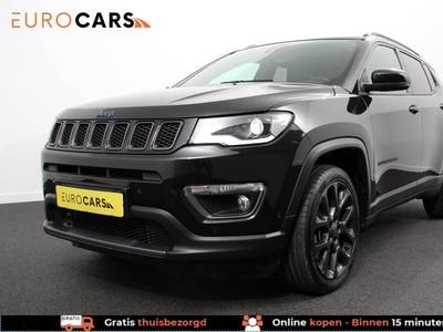 Jeep Compass 4xe 240 Plug-in Hybrid S | Navigatie | Apple Carplay/Android auto | Climate Control | Parkeersensoren | Camera | Elektrisch verstelbare bestuurderstoel | Xenon koplampen | Stoelverwarming | Elektrische achterklep | Afneembare trekhaak