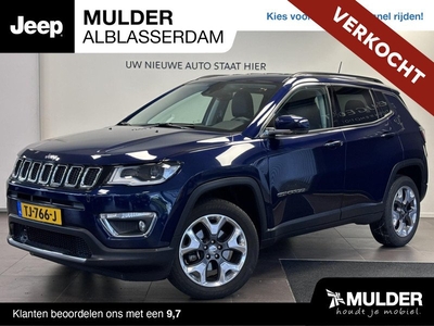 Jeep Compass SUV Opening Edition 4x4 Limited 1.4 MultiAir 170pk AUTOMAAT BEATS AUDIO | NAVI | CAMERA | KEYLESS | HALF LEDER | DAB+