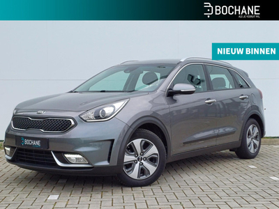 Kia Niro 1.6 GDi Hybrid DynamicLine Automaat / Navigatie / Trekhaak / Climate Control / Parkeersensoren + Camera / LED / Half-Leder / Lichtmetalen Velgen