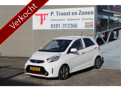 Kia Picanto 1.2 CVVT SportsLine Keyless/Stoel- en stuurverwarming/Parkeersensoren/Lichtmetalen velgen/Climate control/Bluetooth/Elektrisch i