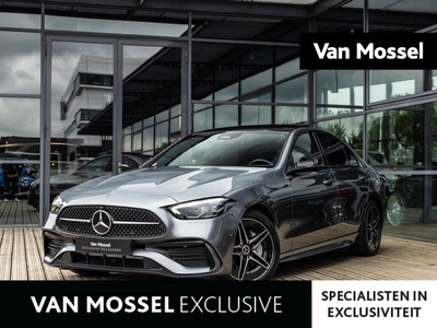 Mercedes-Benz C-klasse 200 AMG Line | PANORAMADAK | SFEERVERLICHTING | NAVIGATIE | ACHTERUITRIJCAMERA | STOELVERWARMING | PARKEERSENSOREN | LED HIGH PERFORMANCE |