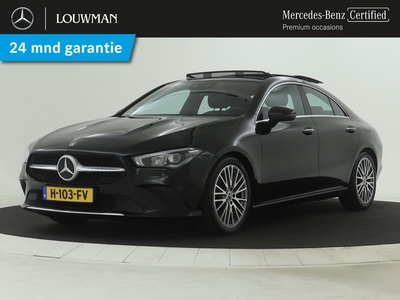 Mercedes-Benz CLA-Klasse 180 Business Solution Progressive | Panorama-Schuifdak | Sfeerverlichting | Apple Carplay | Parkeersensoren + camera | Stoelverwarming | Inclusief 24 maanden MB Certified garantie voor Europa.