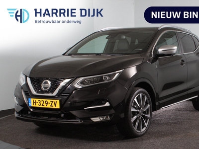 Nissan QASHQAI 1.3 DIG-T 160 PK Tekna + - Automaat | Pro Pilot | Pano | Adapt. Cruise | Stoel-+Voorruitverw. | Bose | 360 Camera | PDC | NAV + App . Connect | Auto. Airco | Trekhaak | LM 19