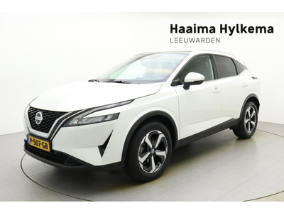 Nissan Qashqai 1.3 Mild-Hybrid N-Connecta | 1650 kg trekgewicht! | 158 PK | Navigatie | Panoramadak | Climate control | Keyless | Dakrails | Getint glas