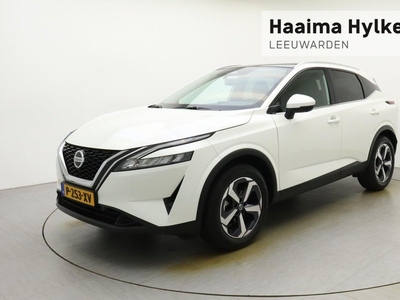 Nissan Qashqai 1.3 Mild-Hybrid N-Connecta 1650 kg trekgewicht! | 158 PK | Navigatie | Panoramadak | Rondomzicht camera | LED | Keyless | Lichtmetalen velgen