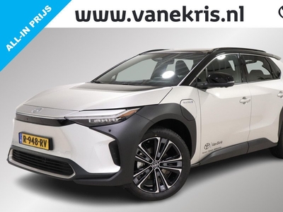 Toyota bZ4X Launch Edition Premium 71 kWh | Direct leverbaar, PANO, DEMO, BSM, 1-Fase, Sensoren, Apple Carplay/Android Auto, Zeer luxe!