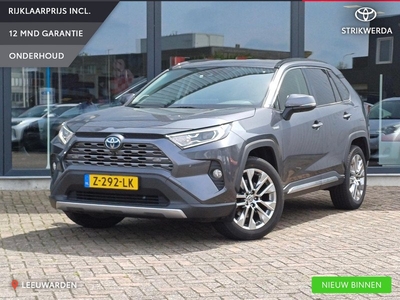 Toyota RAV4 2.5 Hybrid AWD Bi-Tone 4x4 1650KG Trekvermogen Leder interieur navigatie