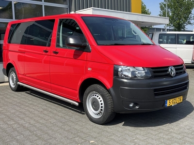 Volkswagen Transporter Kombi 2.0 TDI L2H1 Trendline BPM/ BTW vrij Airco Cruise control Trekhaak Automaat Verlengde uitvoering 1 eigenaar Personenvervoer Personenbus Groepsvervoer Ex overheid 8 persoons nu