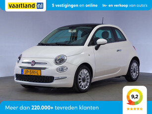 Fiat 500 0.9 TwinAir Turbo Lounge Automaat [ Panorama Navi DAB Airco ]