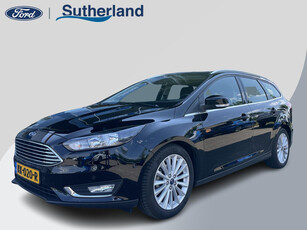 Ford Focus Wagon 1.0 Titanium 125PK | Clima | Cruise | Trekhaak 1200KG | Navigatie | Key-less | PDC V + A |