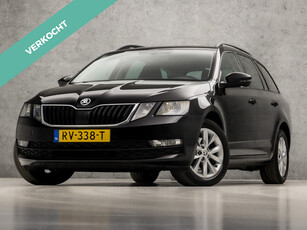 Škoda Octavia Combi 1.0 TSI Luxury Sport Automaat (APPLE CARPLAY, GROOT NAVI, STOELVERWARMING, GETINT GLAS, SPORTSTOELEN, PARKEERSENSOREN, CRUISE CONTROL, NIEUWSTAAT)