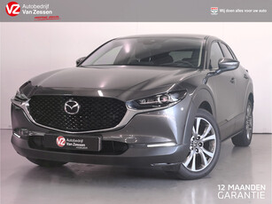 MAZDA CX-30 2.0 SkyActiv-X 180Pk 4WD Luxury | Head Up | Navi | Adaptive Cruise | Keyless | PDC + Camera | Stoel en stuurverwarming