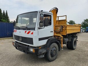 Mercedes-Benz 1317 Kipper + Kraan 4x4 (bj 1993)