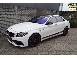 Mercedes-Benz C-klasse AMG 63 S Edition 1 Autom Panodak Luxe Leder Navi Camera Clima Memory Stoelen 2x PDC LMV ENZ.