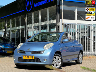 Nissan Micra C+C 1.4 Tekna|Cabrio|Pano|NW APK|Lage KM|2e eigenaar|Volledig onderhouden|Hardtop|Elektrisch cabrio|