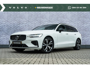 Volvo V60 T6 Recharge AWD R-Design | Trekhaak | Adaptieve Cruise | 360 Camera | Stoel-/Stuurverwarming | Getint Glas | BLIS | Park Assist |