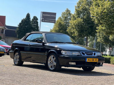 Saab 9-3 Cabrio 2.0t S|Sublieme staat|Zwart-Zwart|Leder|Automaat