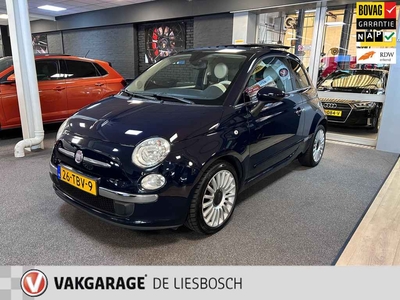 Fiat 500 0.9 TwinAir Lounge,Leder,panorama-dak,pdc,blue&me,55000km