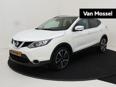 NISSAN QASHQAI 1.2 115 PK Tekna Navigatie / Climate Control / Cruise Control / Lichtmetaal / Leder / Panorama dak