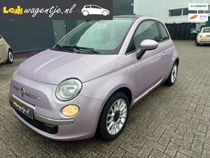 Fiat 500 C 1.2 Lounge ‘Rosa’ Cabrio * unieke kleur *VERKOCHT