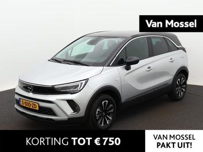 OPEL CROSSLAND 1.2 Turbo Elegance Navigatie | Mistlampen voor | Led Achterlichten | zwart dak | Achteruitrijcamera |Keyles| demo