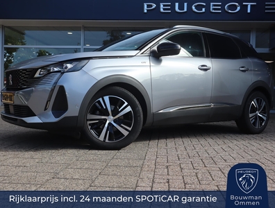 PEUGEOT 3008 GT PureTech 130pk EAT8 Automaat, Rijklaarprijs, Navigatie Achteruitrijcamera Adaptieve Cruise Control