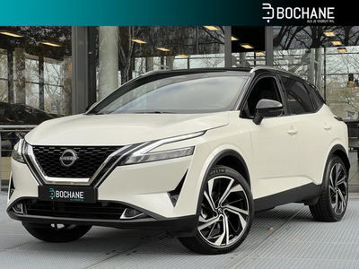 Nissan Qashqai 1.3 MHEV 158 Xtronic Tekna Plus | 360 graden camera | BOSE | Leder | Panoramadak | 20