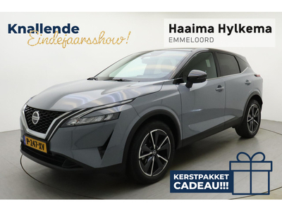 Nissan Qashqai 1.3 Mild-Hybrid N-Style Navigatie | Adaptive Cruise Control | Camera | Lichtmetalen Velgen | Zwart Dak