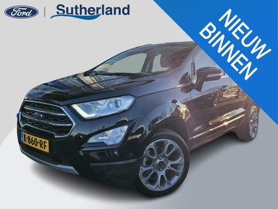 FORD ECOSPORT 1.0 EcoBoost ST-Line Black 125 pk | 1ste eigenaar | Schuifdak | Xenon | Keyless entry | Trekhaak | Half leder | B&0 geluidssysteem | Blind spot | Stoelverwarming etc.