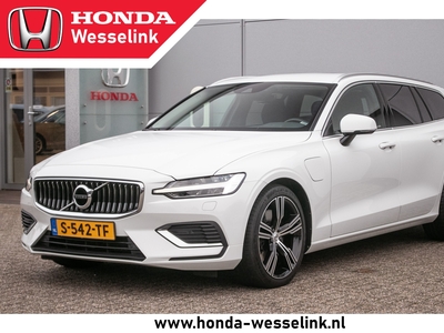 VOLVO V60 2.0 T8 Twin Engine AWD Inscription All-in rijklrprs | wegkl. trekhaak | leder | stoel+voorruit verwarming