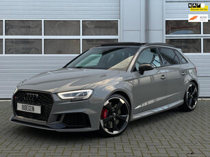 Audi A3 Sportback 2.5 TFSI RS3 Quattro / ABT / RS Zetels / Pano / Acc / Lane Assist / Nardo Grey / Virtual / Dealer Onderhouden /