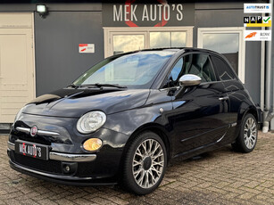 Fiat 500 0.9 TwinAir Lounge|Pano|Airco|Rood Leder|Luxe|