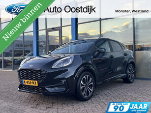 Ford Puma 1.0 EcoBoost Hybrid ST-Line 125PK Winterpack Climate Cruise Navi Parkeersensoren Achter Full-LED Privacy Glass *Sportief*